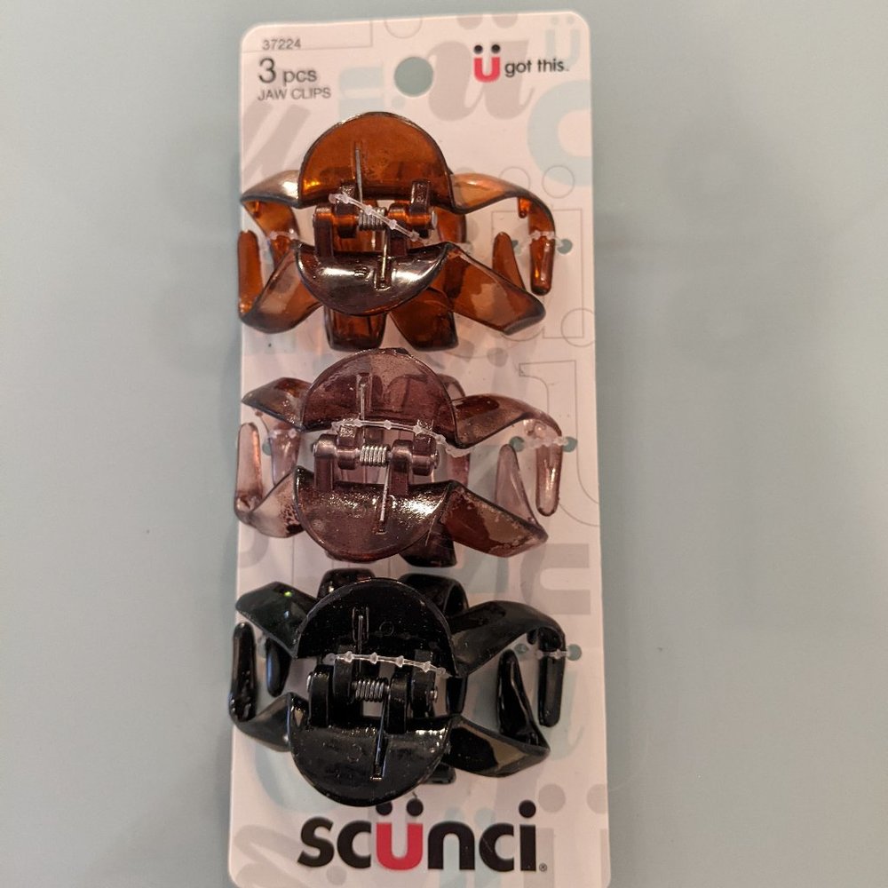 Hair clip set large Scunci/small Modesa